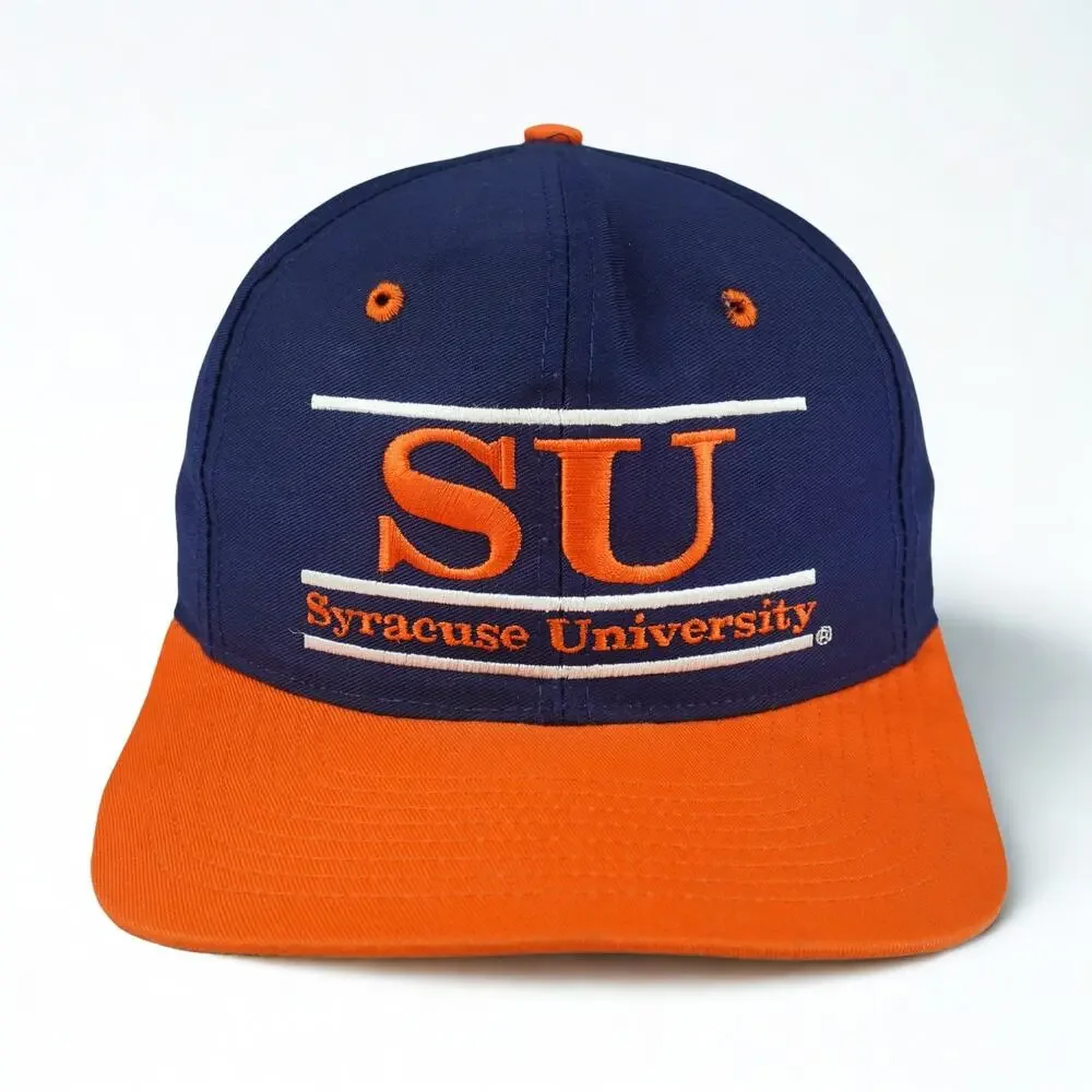 Syracuse University Orange The Game Snapback Hat Green Underbill Vintage 90’s
